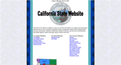 Desktop Screenshot of californiastatewebsite.com
